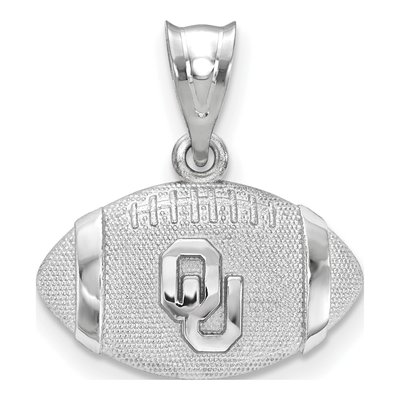 University of Oklahoma Sterling Silver Medium OU Pendant