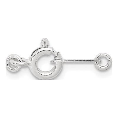 Sterling Silver 6mm Spring Ring Clasp Set – view 3