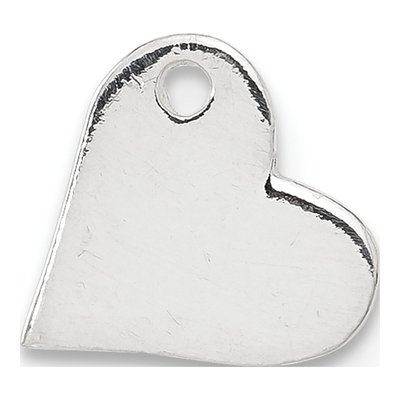 Sterling Silver Heart Chain Tag Finding