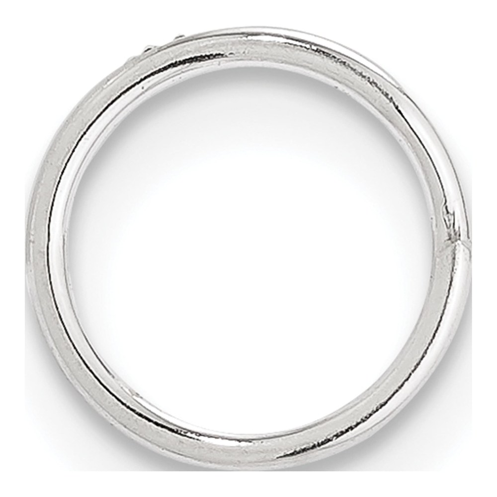 Sterling Silver 8mm Split Rings (12-Pack)
