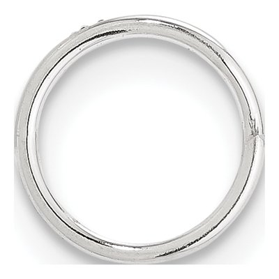 Sterling Silver 8mm Split Rings (12-Pack)
