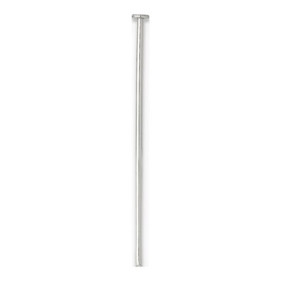 Sterling Silver Flat Head Pins, 1 in, Pkg of 12
