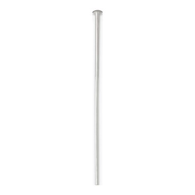 Sterling Silver Flat Head Pins, 1.25 in, Pk of 12