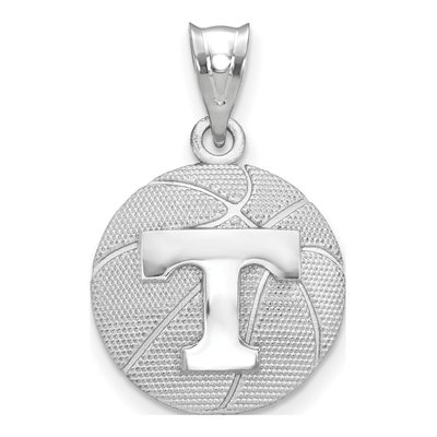 University of Tennessee Sterling Silver Large Letter T Pendant