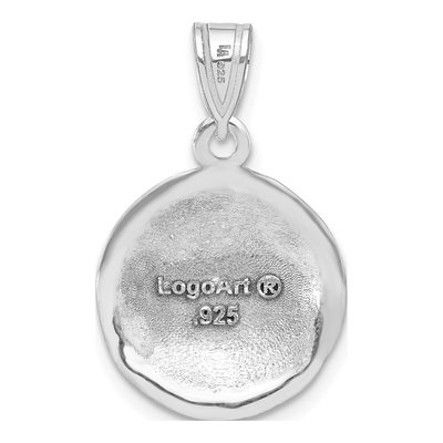 University of Virginia Sterling Silver Large UVA Basketball Pendant – view 4