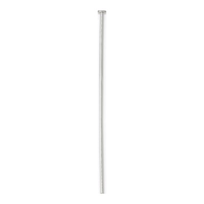 Sterling Silver Flat Head Pins, 1.5 in, Pkg of 12