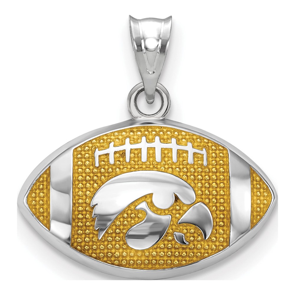 University of Iowa Hawk Football Pendant