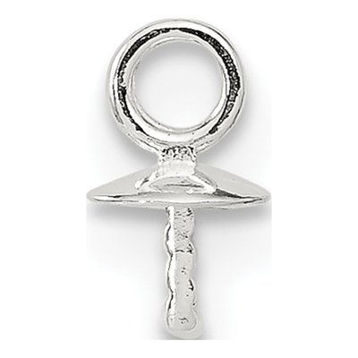 Sterling Silver 4mm Cup & Twist Peg Finding