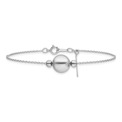 Sterling Silver Add-A-Bead Cable Chain Bracelet – view 5