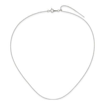 Sterling Silver 18.5" Add-A-Bead Cable Chain – view 4