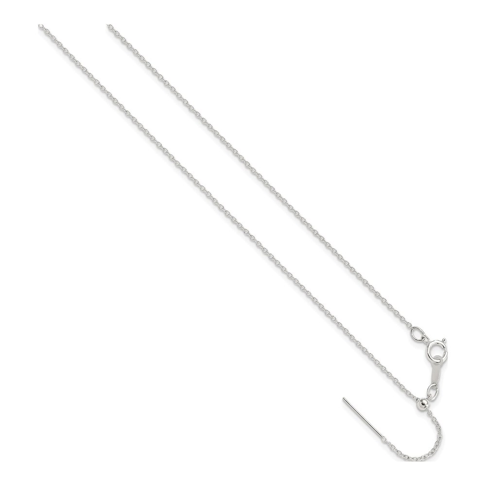Sterling Silver 18.5" Add-A-Bead Cable Chain