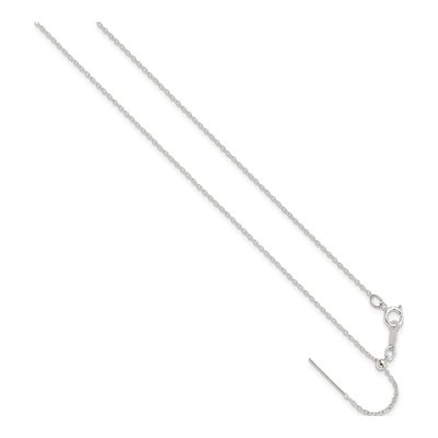 Sterling Silver 18.5" Add-A-Bead Cable Chain