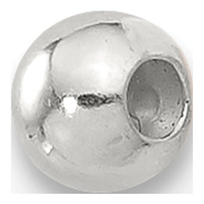 Sterling Silver 3mm Silicone Bead Finding, 12-Pk – view 3