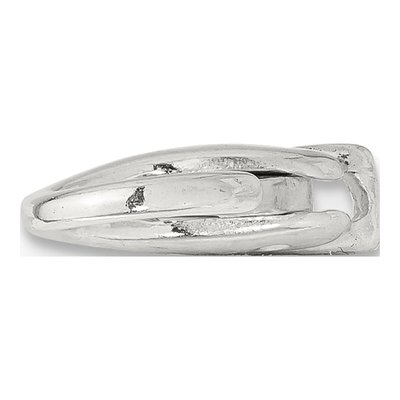 Sterling Silver Dolphin Lobster Clasp Finding – view 2