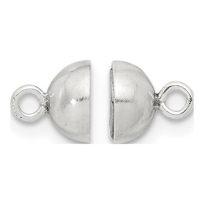 Sterling Silver 6mm Magnetic Round Clasp