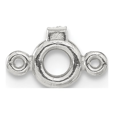 Sterling Silver Round Bezel Diamond Station Finding