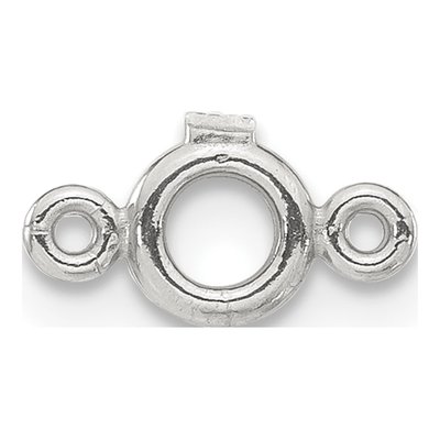 Sterling Silver Round Bezel Finding for .12ct Diamond