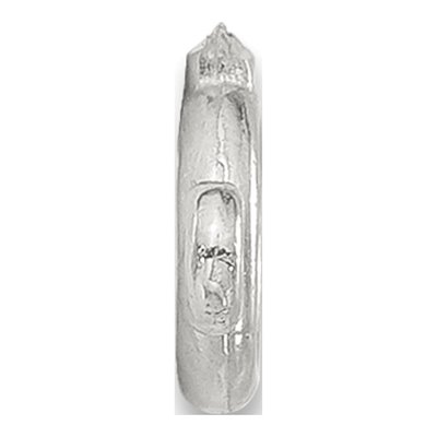Sterling Silver Round Bezel Finding for 0.2ct Stone – view 2