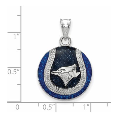 Toronto Blue Jays Sterling Silver Enamel Pendant – view 3