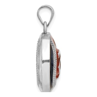 Minnesota Twins Sterling Silver T-C Enamel Pendant – view 2