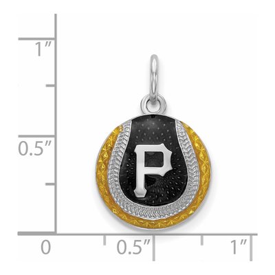 Pittsburgh Pirates Sterling Silver Enamel Charm – view 2