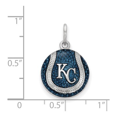 Kansas City Royals Sterling Silver Medium Enamel Charm – view 2
