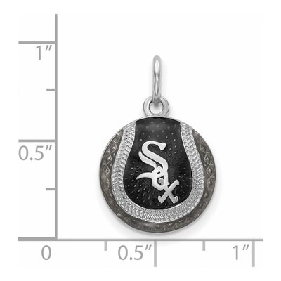 Chicago White Sox Sterling Silver Enamel Charm – view 2