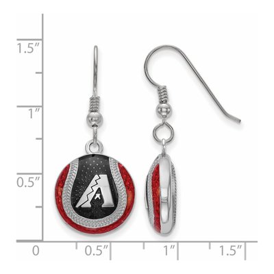 Arizona Diamondbacks Sterling Silver Dangle Earrings – view 2