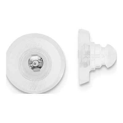 Sterling Silver Silicone Slider Disks