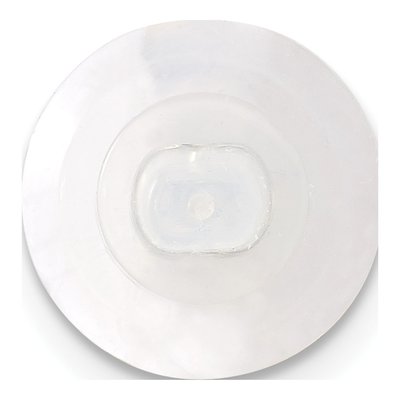 Sterling Silver Silicone Earring Backs, Large Disk Pair – view 3