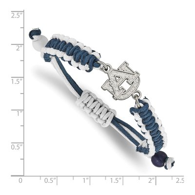 Auburn University Stainless Steel Cord Bracelet – view 2
