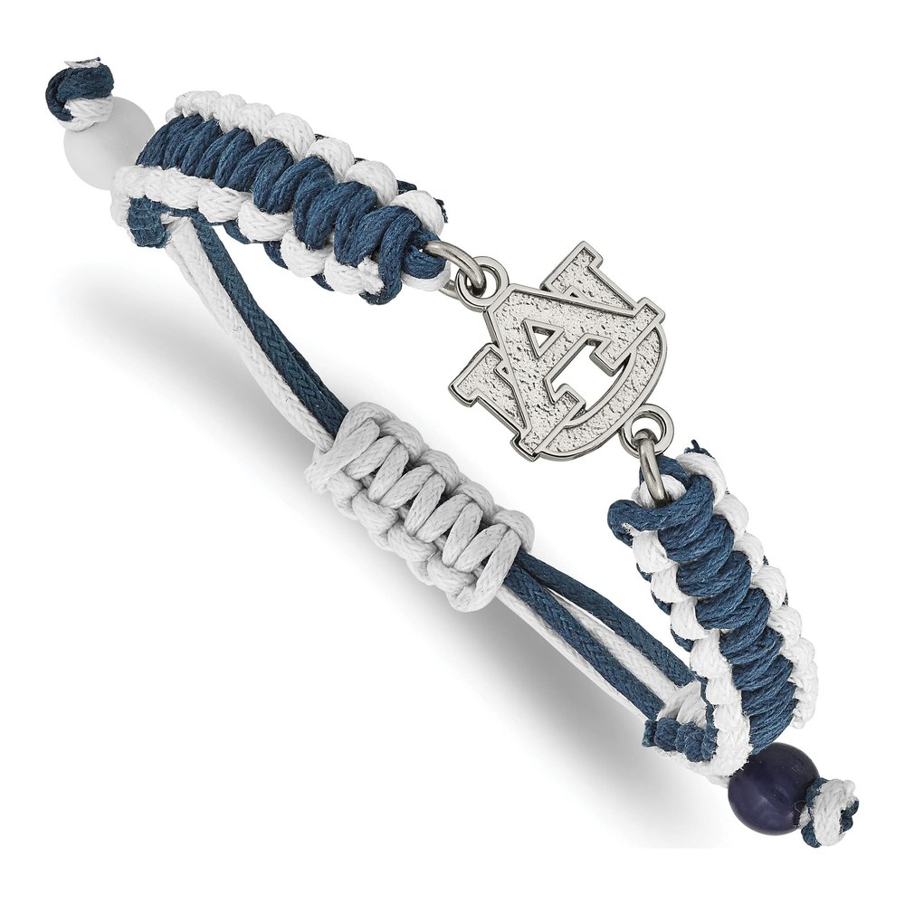 Auburn University Stainless Steel Cord Bracelet