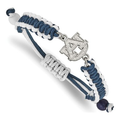 Auburn University Stainless Steel Cord Bracelet