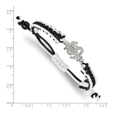 Florida State University Stainless Steel FSU Seminoles Adjustable Cord Bracelet – view 2