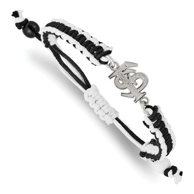 Florida State University Stainless Steel FSU Seminoles Adjustable Cord Bracelet