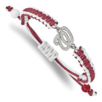 Washington Nationals Stainless Steel Cord Bracelet