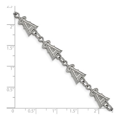 Los Angeles Angels Stainless Steel LA Bracelet – view 4