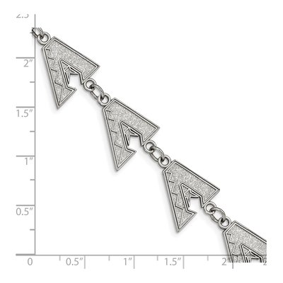 Arizona Diamondbacks Stainless Steel Link Bracelet – view 3