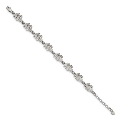 Florida State University Stainless Steel F-S Link Bracelet – view 2