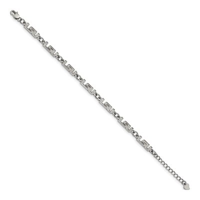 Louisiana State University Stainless Steel LSU Tigers Link Bracelet – view 2