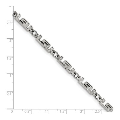 Louisiana State University Stainless Steel LSU Tigers Link Bracelet – view 4