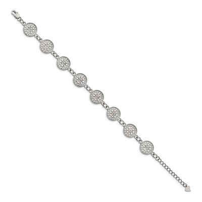 Seattle Mariners Stainless Steel Link Bracelet – view 4