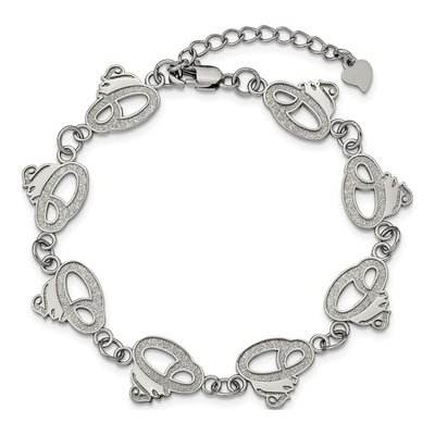 Baltimore Orioles Stainless Steel Link Bracelet – view 4