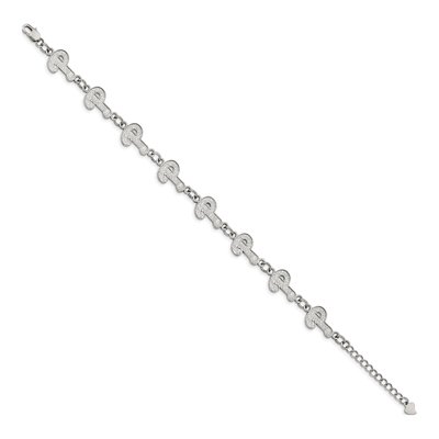 Philadelphia Phillies Stainless Steel Bracelet – view 3