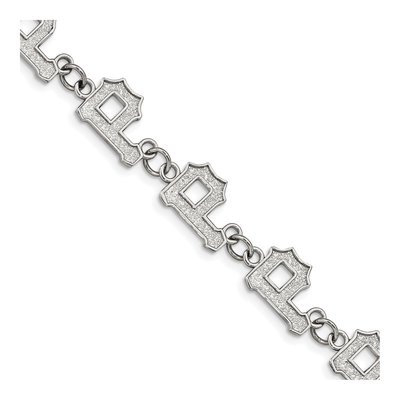 Pittsburgh Pirates Stainless Steel Link Bracelet