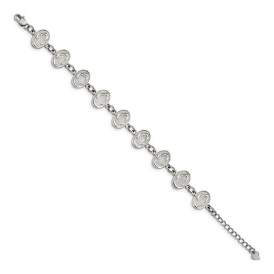 Pennsylvania State University Stainless Steel Penn Lion Link Bracelet – view 2