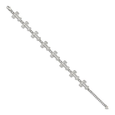 Texas Rangers Stainless Steel Link Bracelet – view 4