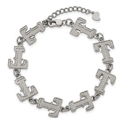 Texas Rangers Stainless Steel Link Bracelet – view 5