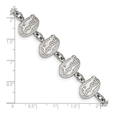 University of Florida Stainless Steel Of Gators Link Bracelet – view 4