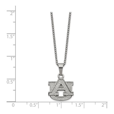 Auburn University Stainless Steel A-U Pendant – view 2